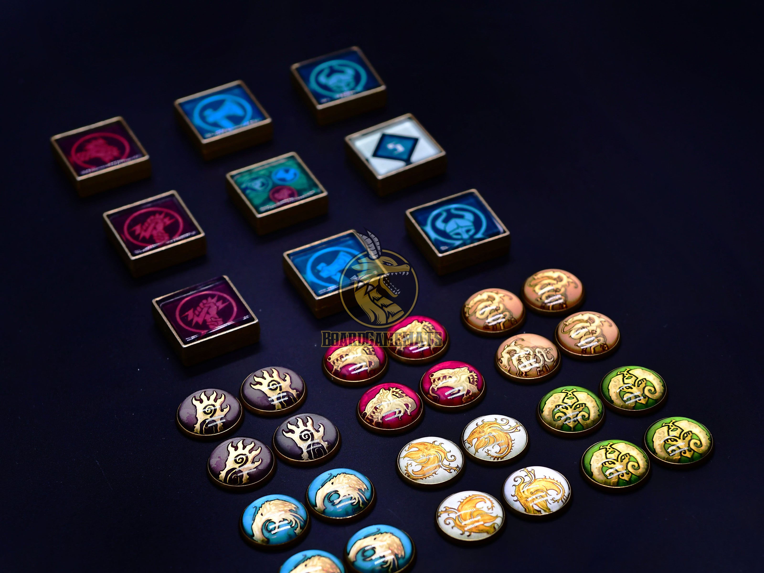 Blood Rage Clan And Pillage Tokens BoardGameMats blood-rage-clan-and-pillage-tokens-boardgamemats