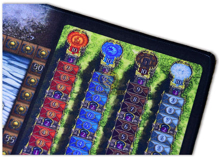 Fire and Ice style Playmat for Terra Mystica- counters focused
