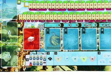 Safari style Playmat dedicated for Ark Nova - corner picture