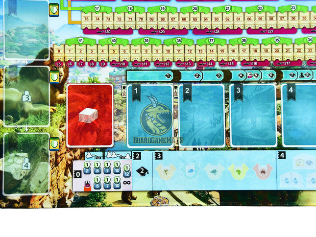 Safari style Playmat dedicated for Ark Nova - corner picture