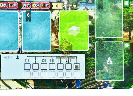 Safari style Playmat dedicated for Ark Nova - corner picture