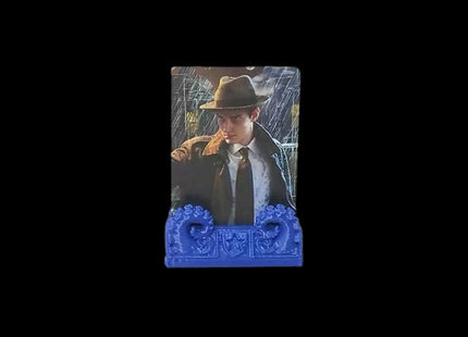 Player card stands for Arkham Horror - blue