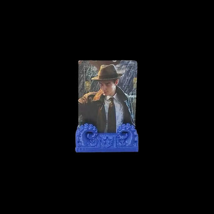Player card stands for Arkham Horror - blue