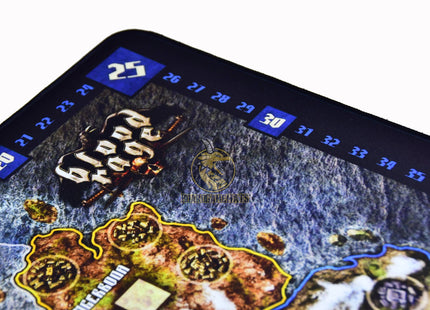Neoprene Blood Rage playmat - corner focused