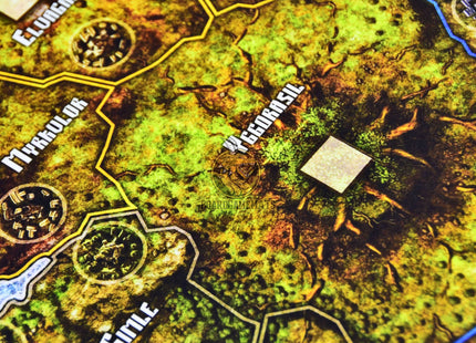 Neoprene Blood Rage playmat - Yggdrasil center focused