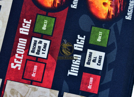 Neoprene Blood Rage playmat - trackers focused