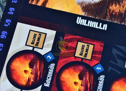 Neoprene Blood Rage playmat - trackers zoomed focused