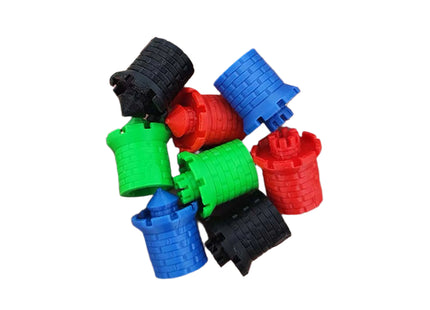 Castle of Burgundy player token scattered