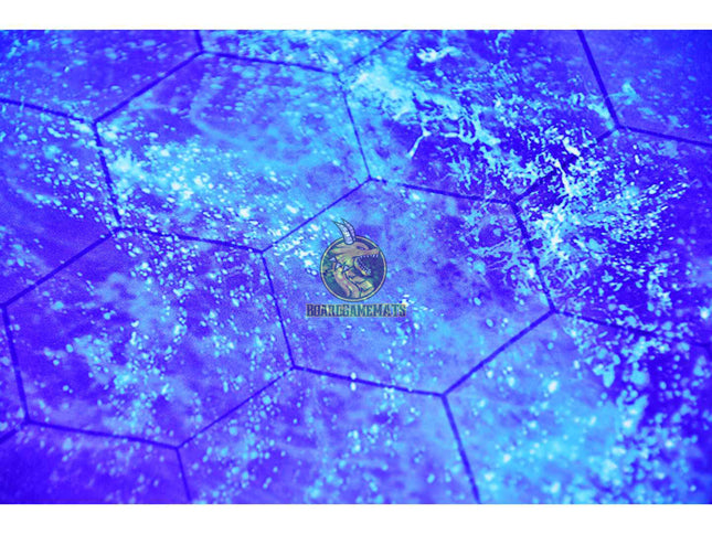 Catan Island-themed Playmat zoom-in hex