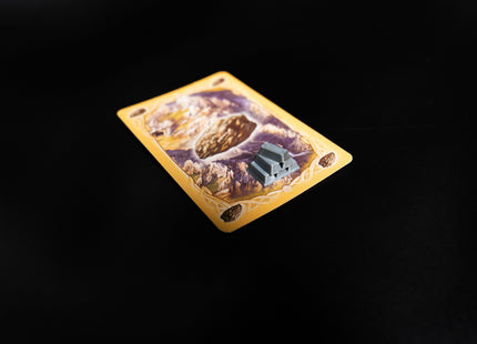 Catan Resource upgrade - ore with original ore card from Catan