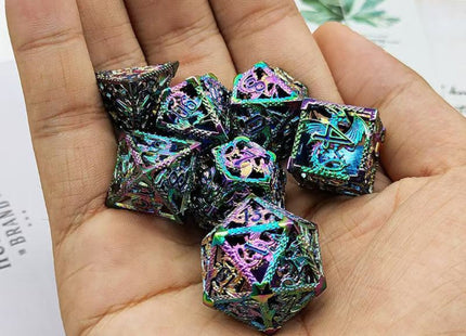 Colorful Dragon dice set - main overview