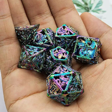 Colorful Dragon dice set - main overview