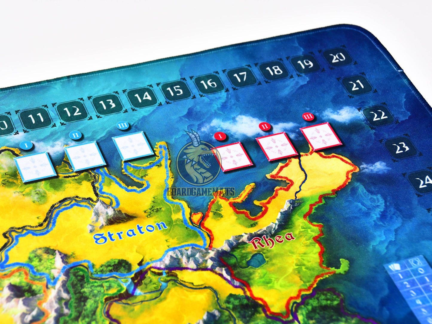 Ethnos island playmat , right-side focused