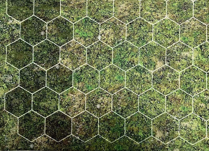 Playmat for heroes of might and magic 3 - main overview of left lower corner spring forest design