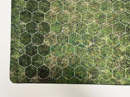 Playmat for heroes of might and magic 3 - main overview of left lower corner spring forest design