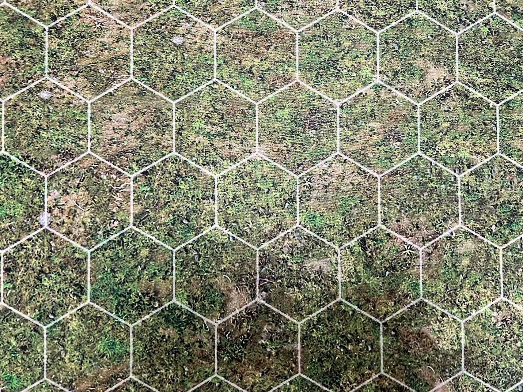 Playmat for heroes of might and magic 3 - center of the mat focus in spring forest design