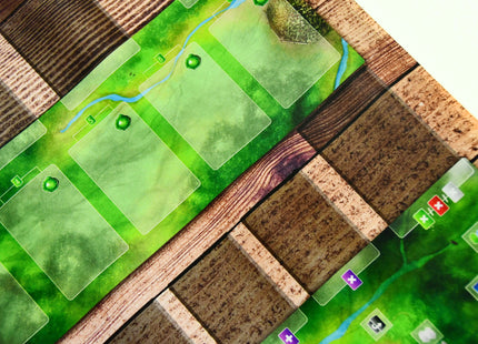 Playmat for Paladins of the West Kingdom - card area focused
