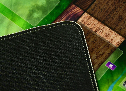 Playmat for Paladins of the West Kingdom - stitched edges focused