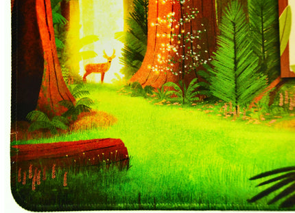 Forest and Mountains style playmat dedicated to Parks, forest area focused