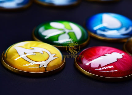 Energy tokens for Seasons - fire and air focused