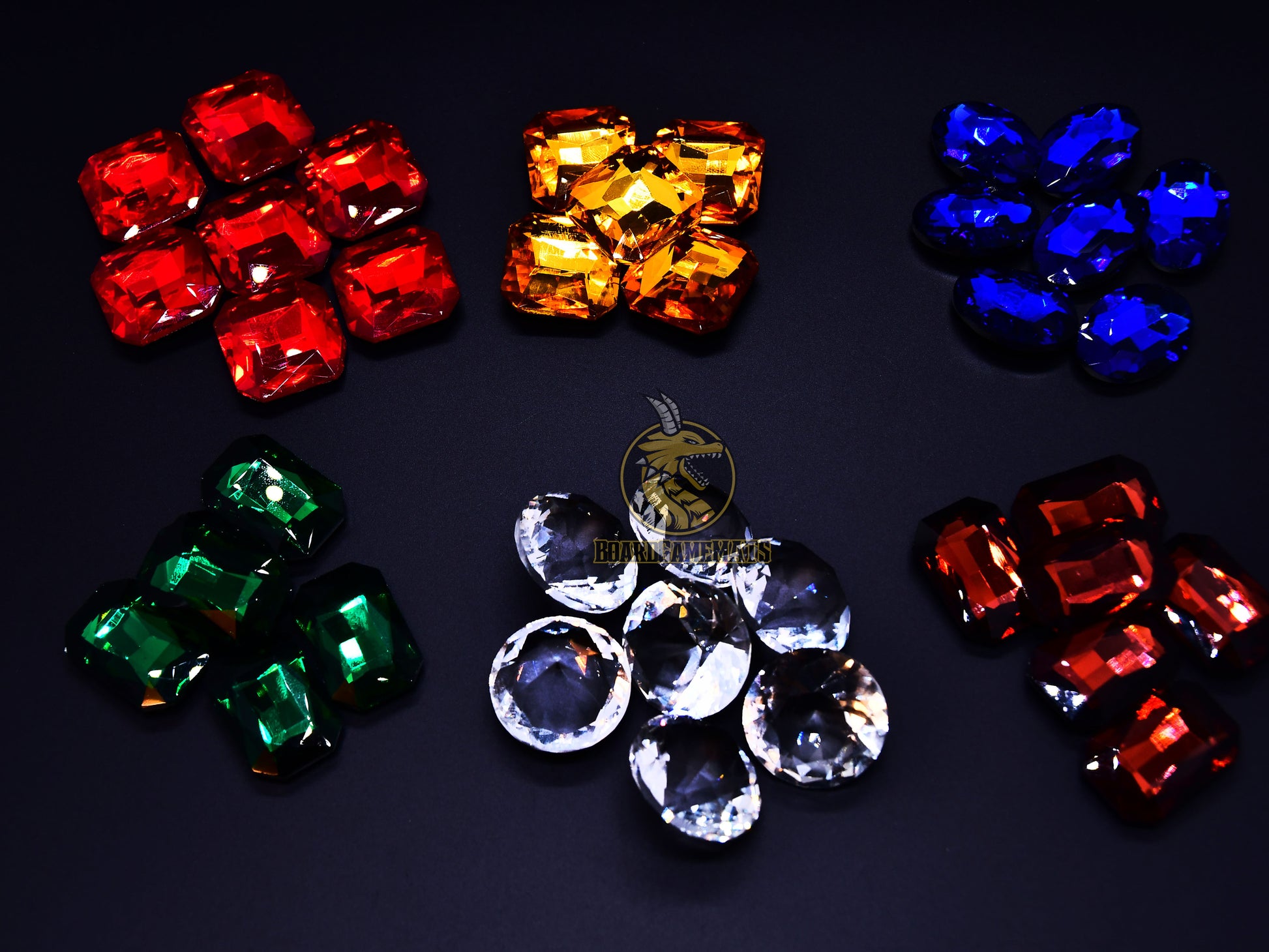 Whole set of Splendor gemstones, main overview