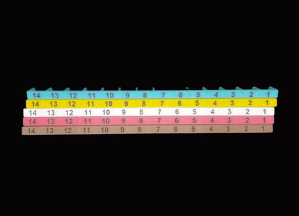 bombbusters player stands in five different colors