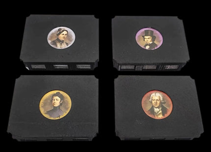Black Brass token organizers for all four players - closed