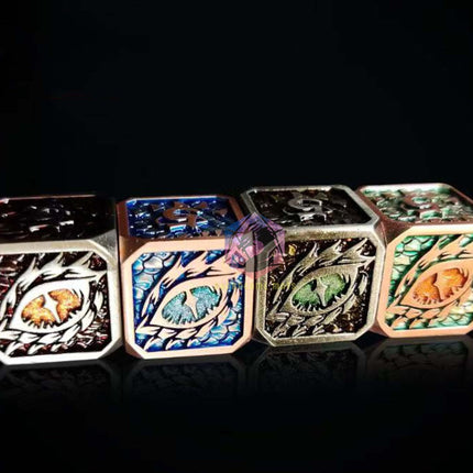 Cube Dragon Eye dices in four colors