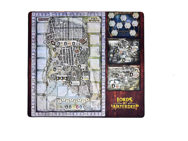 Lords of the Waterdeep - Game Mat
